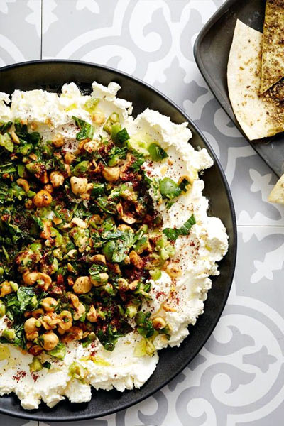 Jordanian Labneh with Olives