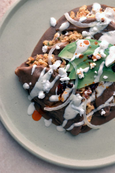 Mexican Enfrijoladas