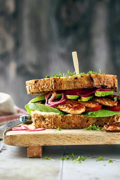 New Jersey Style Tempeh Hoagie