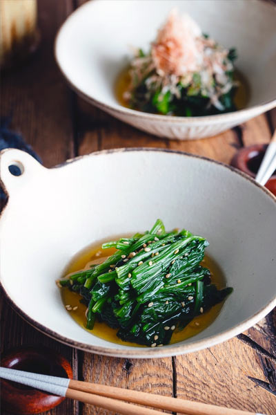 Ohitashi - Soaked Greens